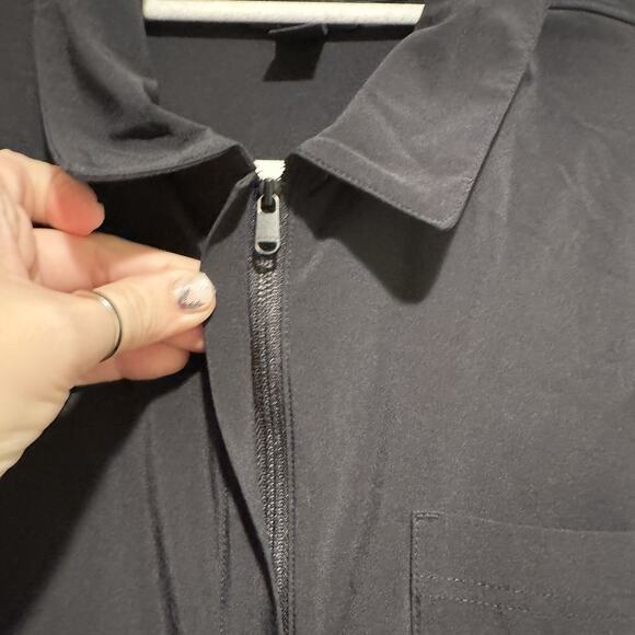 Athleta Brooklyn Utility Romper Black Size 14 - Picture 4 of 7